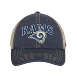 47 Brand Clean Up Los Angeles Rams Tuscaloosa Mesh Dad Hat - Light Navy