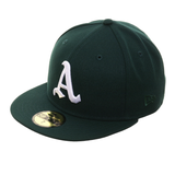 Exclusive New Era 59Fifty Oakland Athletics 1968 Hat - Green, White