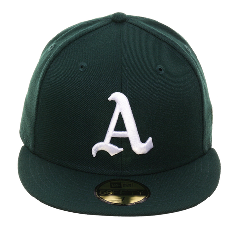 Exclusive New Era 59Fifty Oakland Athletics 1968 Hat - Green, White