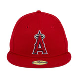 New Era 59Fifty Retro Wool Los Angeles Angels Game Hat - Red