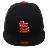 Exclusive New Era 59Fifty St. Louis Cardinals w/ Gray Undervisor Alternate Hat - Navy