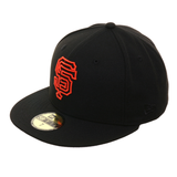 Exclusive 59Fifty San Francisco Giants Neon Hat - Black