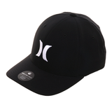 Hurley Dri-Fit One & Only Flexfit Hat - Black, White