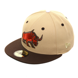 New Era 59Fifty Thrill SF Geneva Bulls Fitted Hat - 2T Stone, Brown