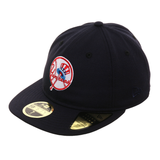 Exclusive New Era 59Fifty New York Yankees Logo Retro Crown Hat - Navy