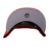 Exclusive New Era 59Fifty Los Angeles Angels Sugar Skull Hat - Red