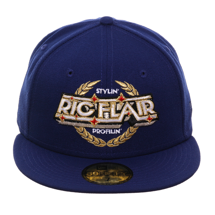 WWE New Era 59Fifty Ric Flair Emblem Hat - Royal