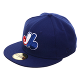 Exclusive New Era 59Fifty Montreal Expos Canadian Flag Game Hat - Royal