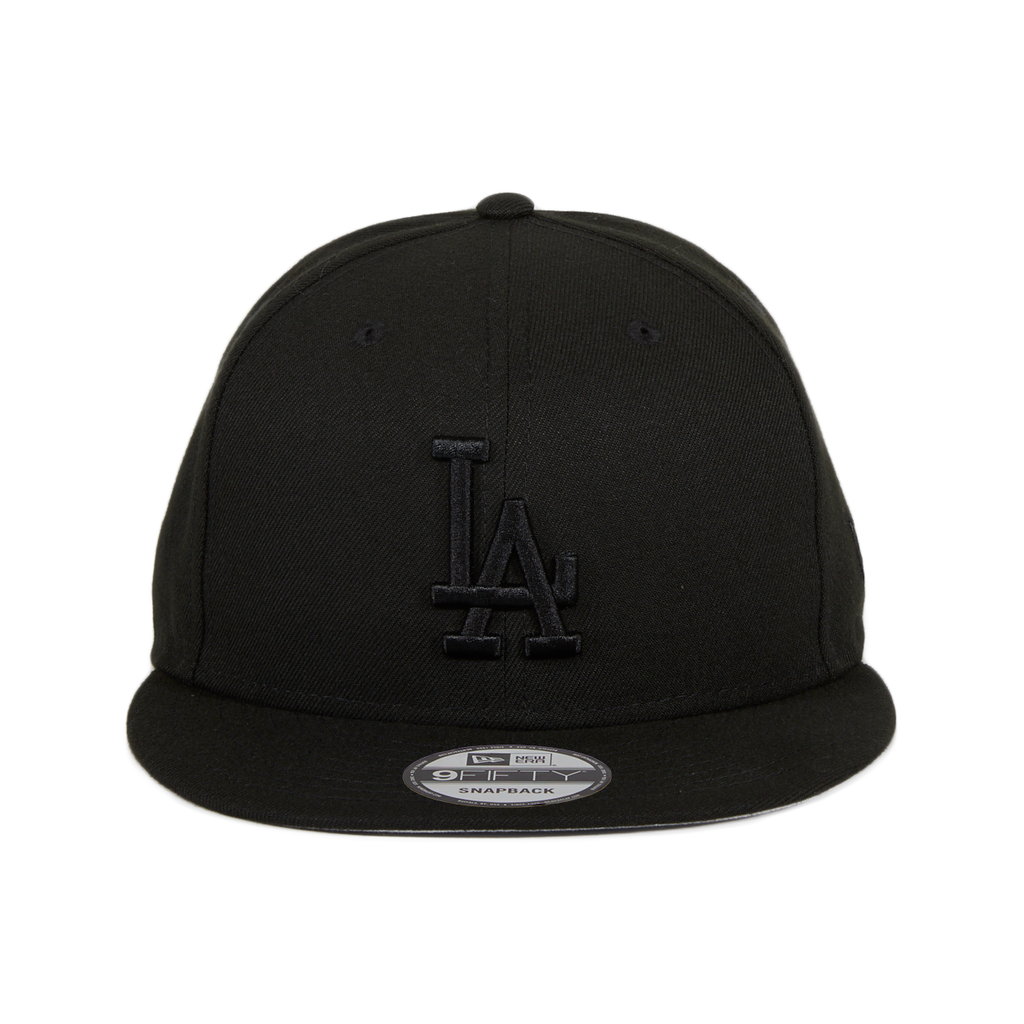 New Era 9Fifty Los Angeles Dodgers Snapback Hat - Black, Black