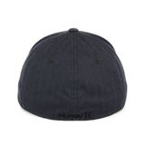 Hurley Black Textures Herringbone Flexfit Hat - Black