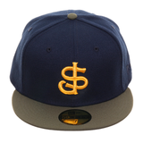 Exclusive New Era 59Fifty San Jose Giants Hat - 2T Navy, Olive