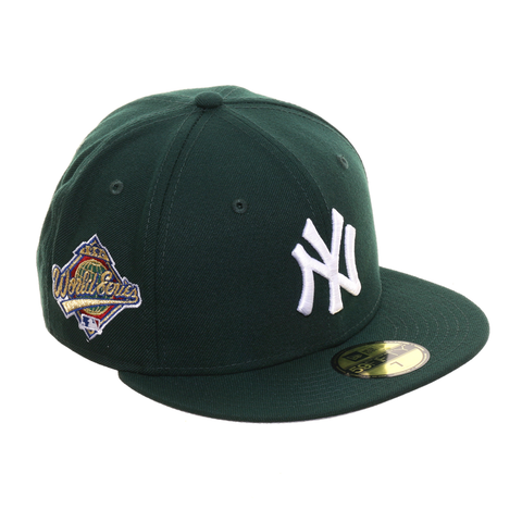 Exclusive New Era 59Fifty New York Yankees 1996 World Series Patch Hat - Green