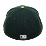 Exclusive New Era 59Fifty Oakland Athletics BP Hat - 2T Green, Gold