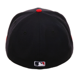 New Era 59Fifty Atlanta Braves Alternate Hat - 2T Navy, Red