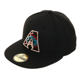 Exclusive New Era 59Fifty Arizona Diamondbacks Southwest Fill A Hat - Black