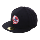 Exclusive New Era 59Fifty New York Yankees 1947 Logo Hat - Navy