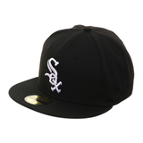 Exclusive New Era 59Fifty Chicago White Sox Comiskey Inaugral Patch Hat - Game