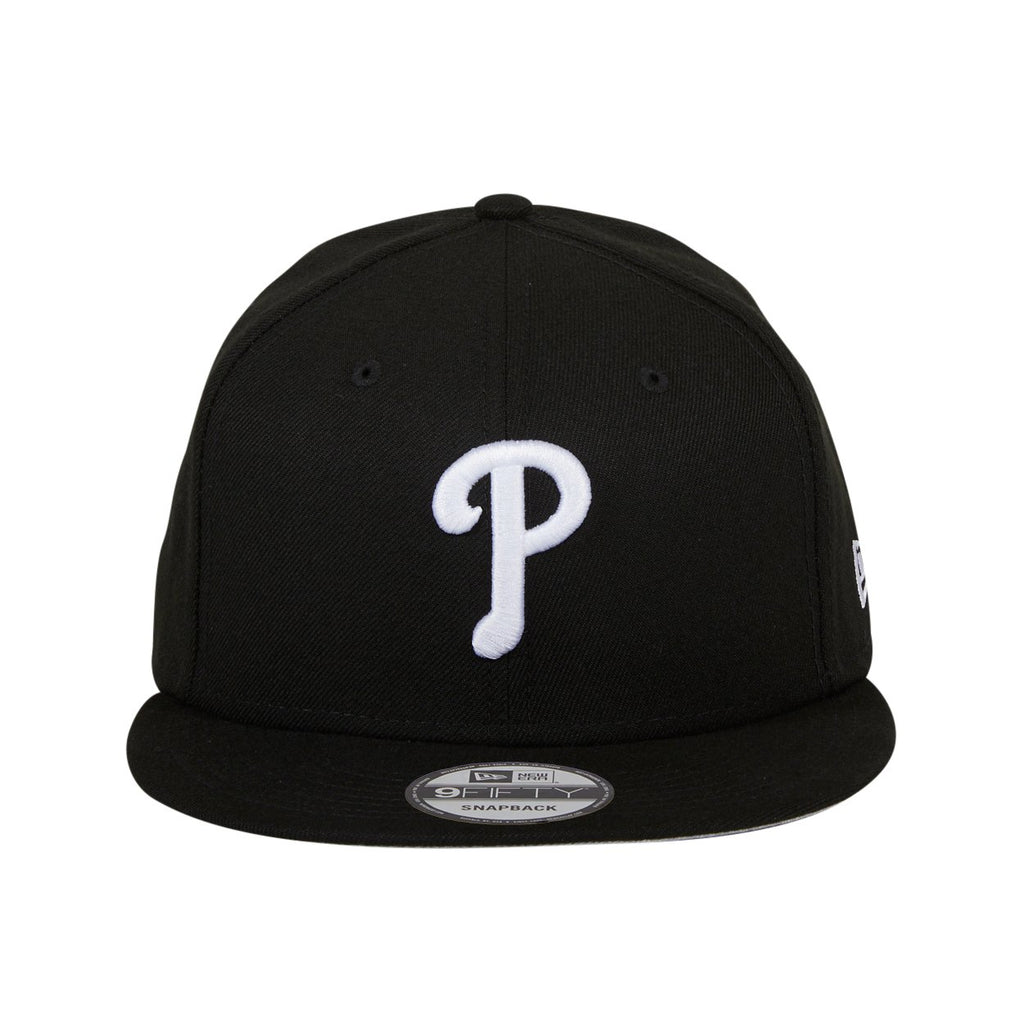 New Era 9Fifty Philadelphia Phillies Snapback Hat - Black, White