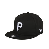 New Era 9Fifty Pittsburgh Pirates Snapback Hat - Black, White