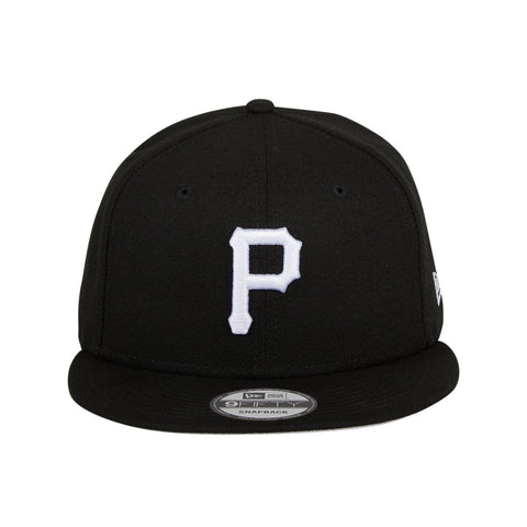 New Era 9Fifty Pittsburgh Pirates Snapback Hat - Black, White