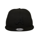 New Era 9Fifty Atlanta Braves Snapback Hat - Black