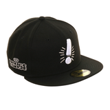 Exclusive New Era 59Fifty Pro Era Records Nyck Caution Hat - Black