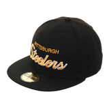 Exclusive New Era 59Fifty Pittsburgh Steelers Hat - Black