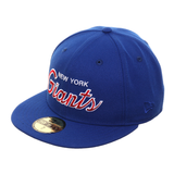 Exclusive New Era 59Fifty New York Giants Script Hat - Royal