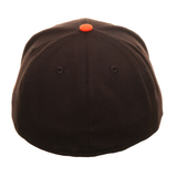 Exclusive New Era 59Fifty Cleveland Browns Script Hat - 2T Brown, Orange