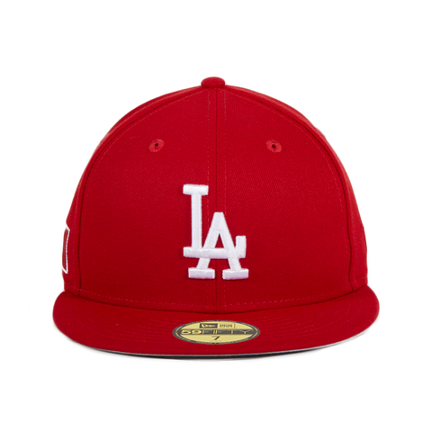 Los Angeles Dodgers Mexico LA Logo Flag Patch Red UV 59FIFTY