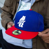 Exclusive New Era 59Fifty Chicago Cubs 1914 Hat - 2T Royal, Red