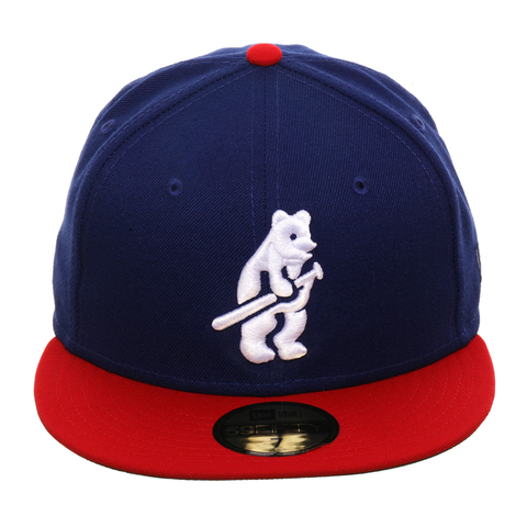 Exclusive New Era 59Fifty Chicago Cubs 1914 Hat - 2T Royal, Red