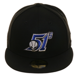 Exclusive New Era 59Fifty Las Vegas Area 51s Alternate Hat - Black