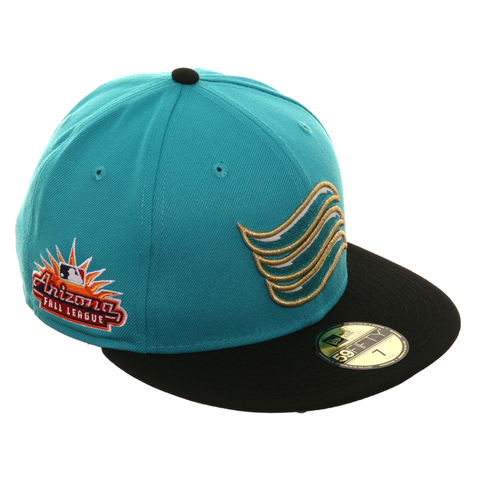 Arizona Fall League New Era 59Fifty Salt River Rafters Hat - 2T Teal, Black