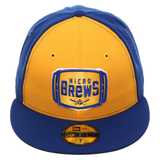 Exclusive New Era 59Fifty Carolina Microbrews Keg Rail Hat - Gold, Royal