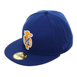 Exclusive New Era 59Fifty Carolina Mudcats Tap Hat - Royal