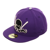 Exclusive Dionic New Era 59Fifty Octoslugger Hat - Purple, Black, Metallic Silver