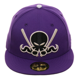 Exclusive Dionic New Era 59Fifty Octoslugger Hat - Purple, Black, Metallic Silver