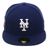 Exclusive New Era 59Fifty New York Mets World Series 1986 Glow In Dark Hat - Royal