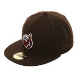 Exclusive New Era 59Fifty Friar Prototype Hat - Brown