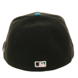 Exclusive New Era 59Fifty Seattle Mariners Sugar Skull Glow In Dark Hat - Black