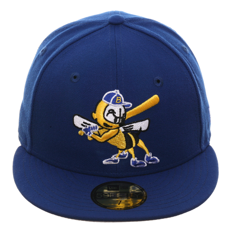 Exclusive New Era 59Fifty Burlington Bees 1999 Hat - Royal