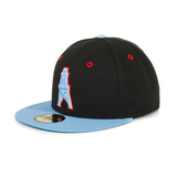 New Era 59Fifty Houston Oilers Hat - 2T Black, Light Blue