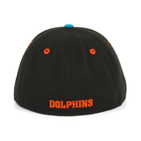 New Era 59Fifty Miami Dolphins 1972 Hat - 2T Black, Teal