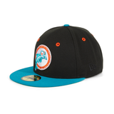 New Era 59Fifty Miami Dolphins 1972 Hat - 2T Black, Teal