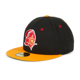 Exclusive New Era 59Fifty Tampa Bay Buccaneers 1976 Hat - 2T Black, Light Orange