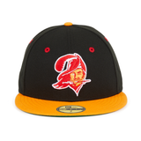 Exclusive New Era 59Fifty Tampa Bay Buccaneers 1976 Hat - 2T Black, Light Orange