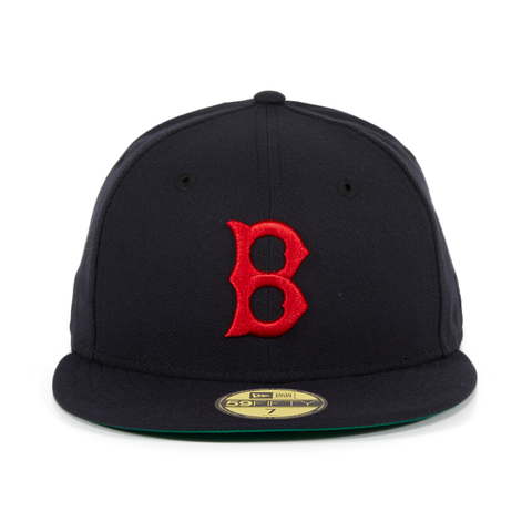 Exclusive New Era 59Fifty Boston Red Sox 1936 Hat- Navy, Red