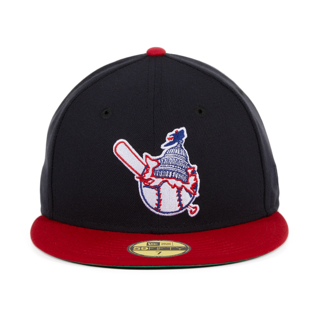 Exclusive New Era 59Fifty Senators 1953 Logo Hat - 2T Navy, Red