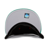 Exclusive New Era 59Fifty Manzanas Luchadoras Fort Wayne Hat - 2T Black, Kelly Green